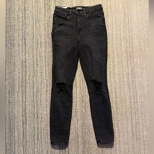 Good American Stretchy, Distressed Skinny Jeans - Size 6